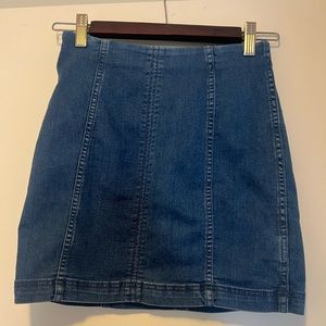 Free people mini skirt